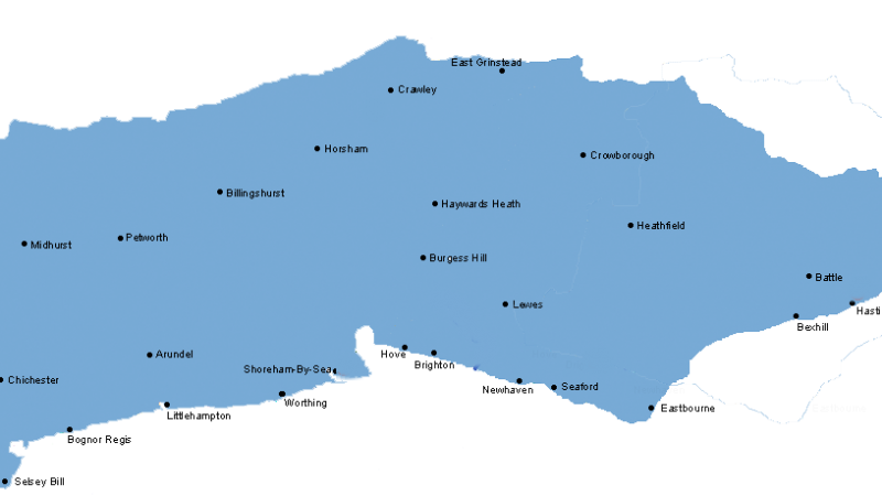 Sussex-map